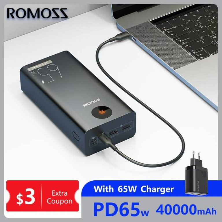 Buy Romoss Power Bank W Pd Fast Charge Mah Usb C Portable