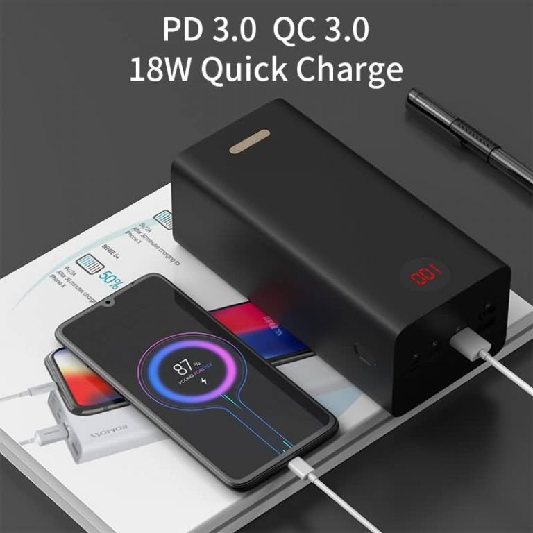 Buy ROMOSS PEA60 Power Bank 60000 mAh SCP PD QC 3.0 Quick Charge ...